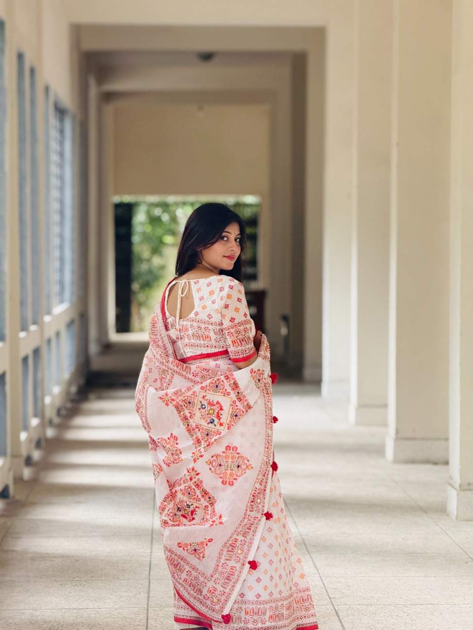 Emboidary Boutique Saree Code 2051