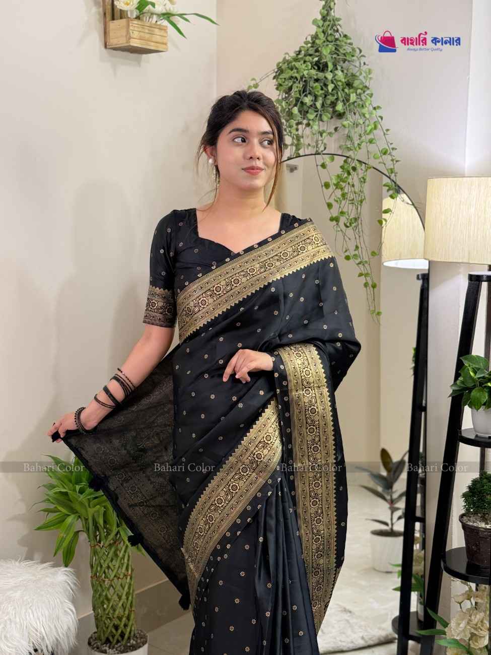 প্রিমিয়াম বাহারি সফট সিল্ক শাড়ি – জাপানি সেগমেন্ট (code-702)